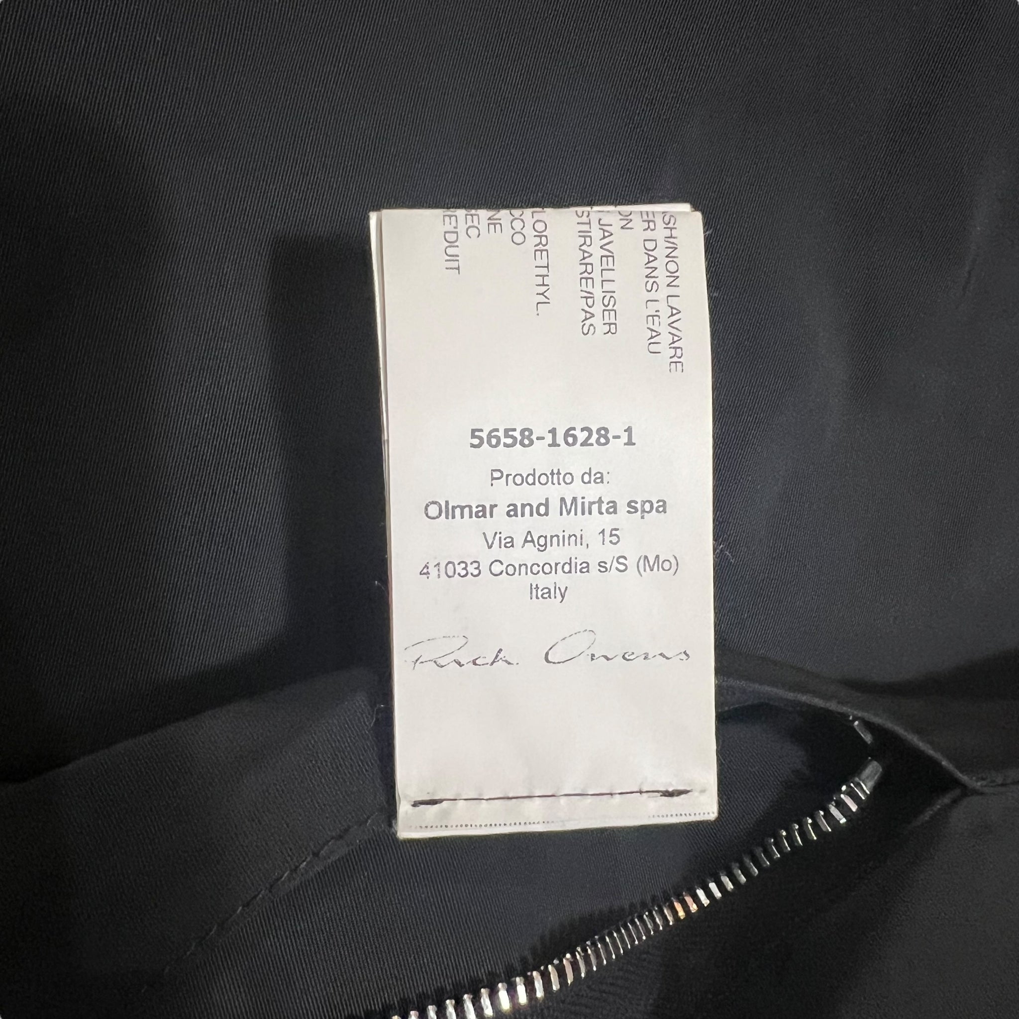 RICK OWENS 2014AW NYLON PADDED HOODED COAT