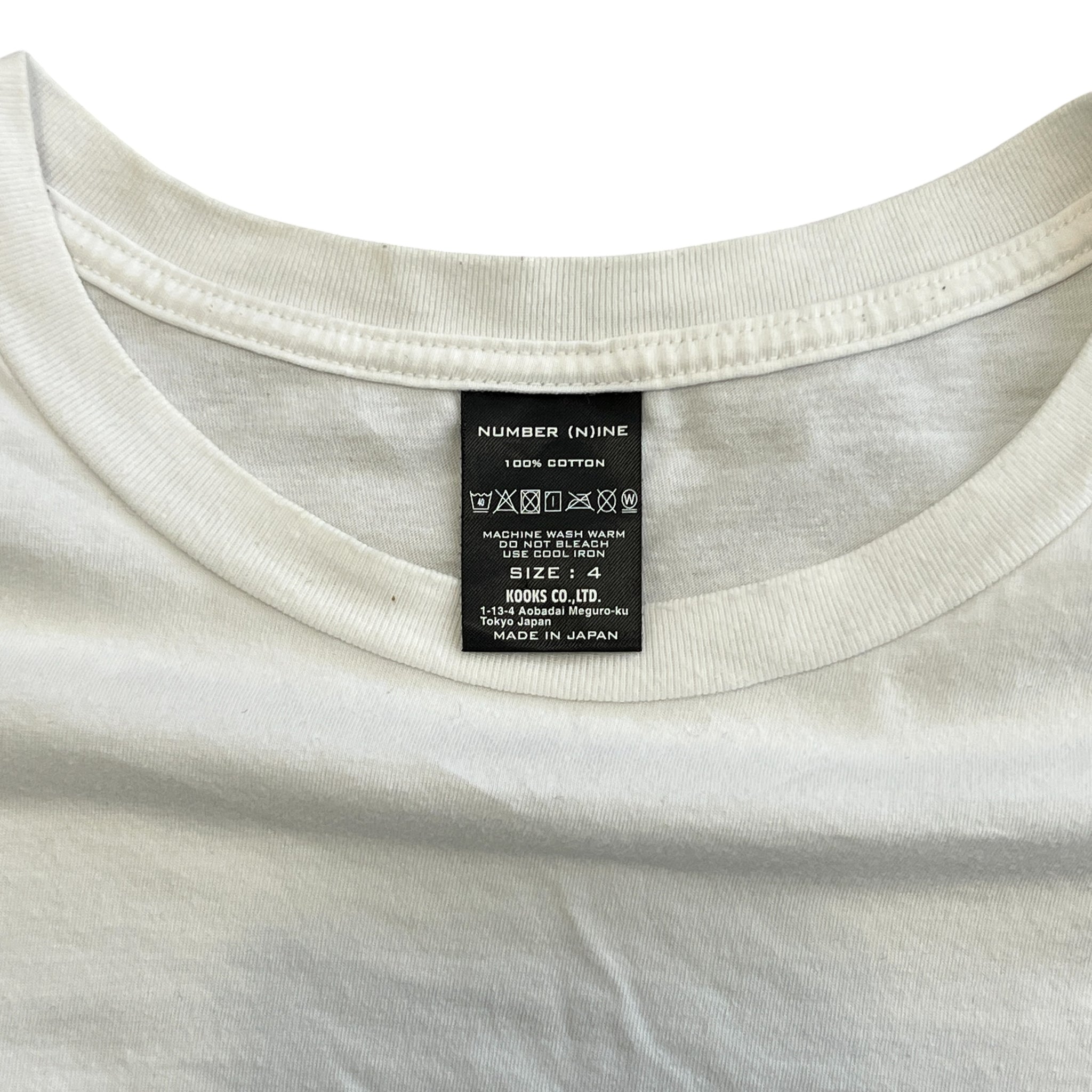 Number (N)ine Takahiro Miyashita Fender Font S/S T-Shirt