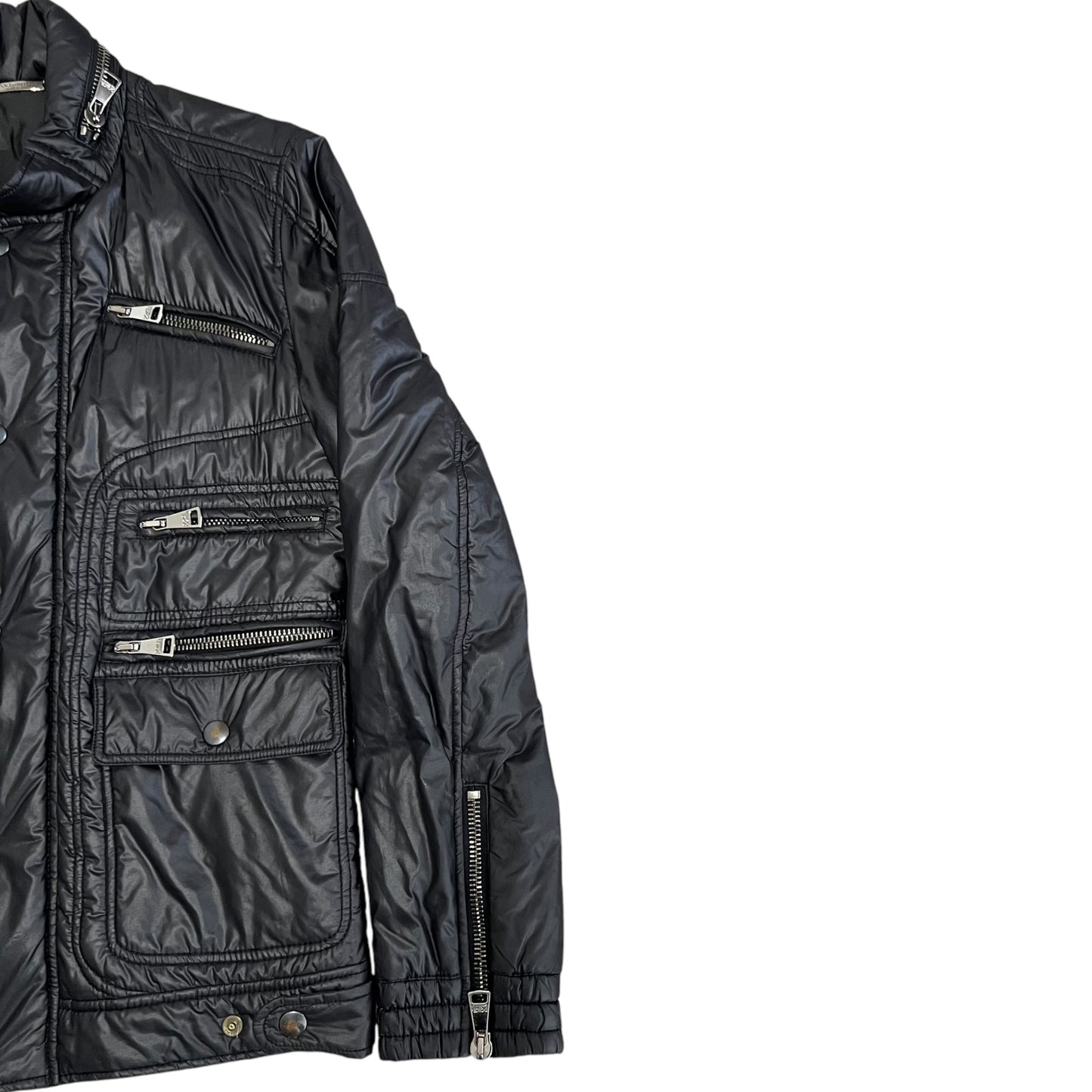 DOLCE&GABBANA  Multi Pocket Nylon Single Riders Jacket