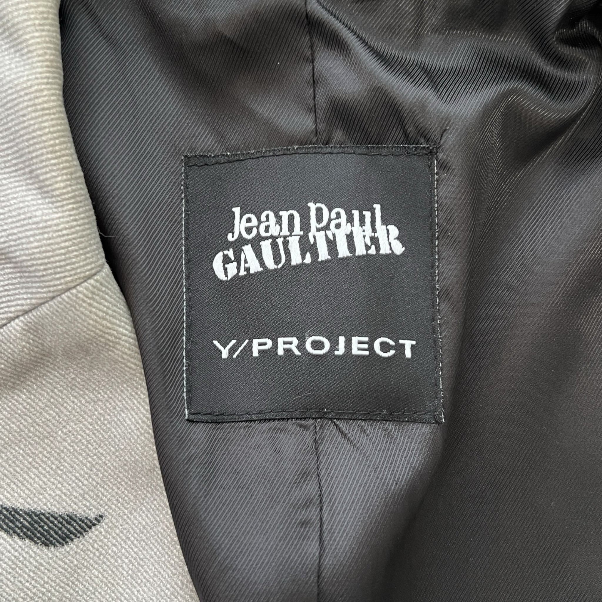 Y/PROJECT × Jean Paul Gaultier 2022AW Trompe L'oeil Cotton Tailored Jacket