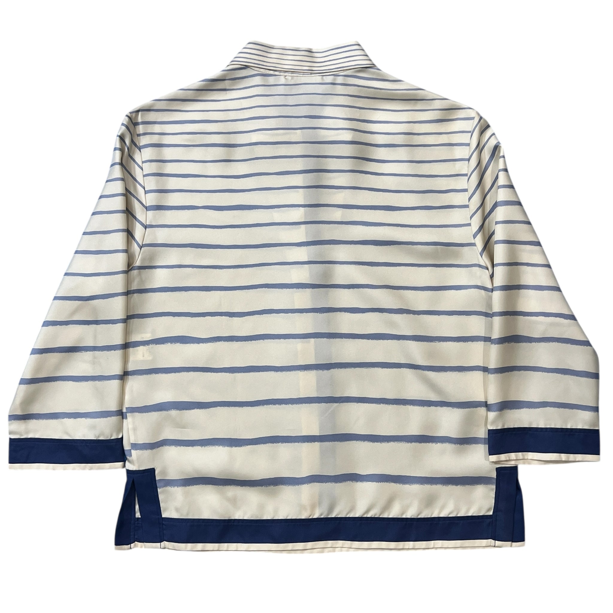 HERMES Blue Stripe Blouse