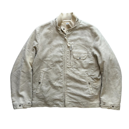 CP. COMPANY 2004AW COTTON LEATHER GOGGLE JACKET