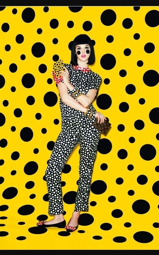 LOUIS VUITTON 2012SS 草間彌生 Kusama Collaboration Collection Dot Pattern Zip-fly Pants