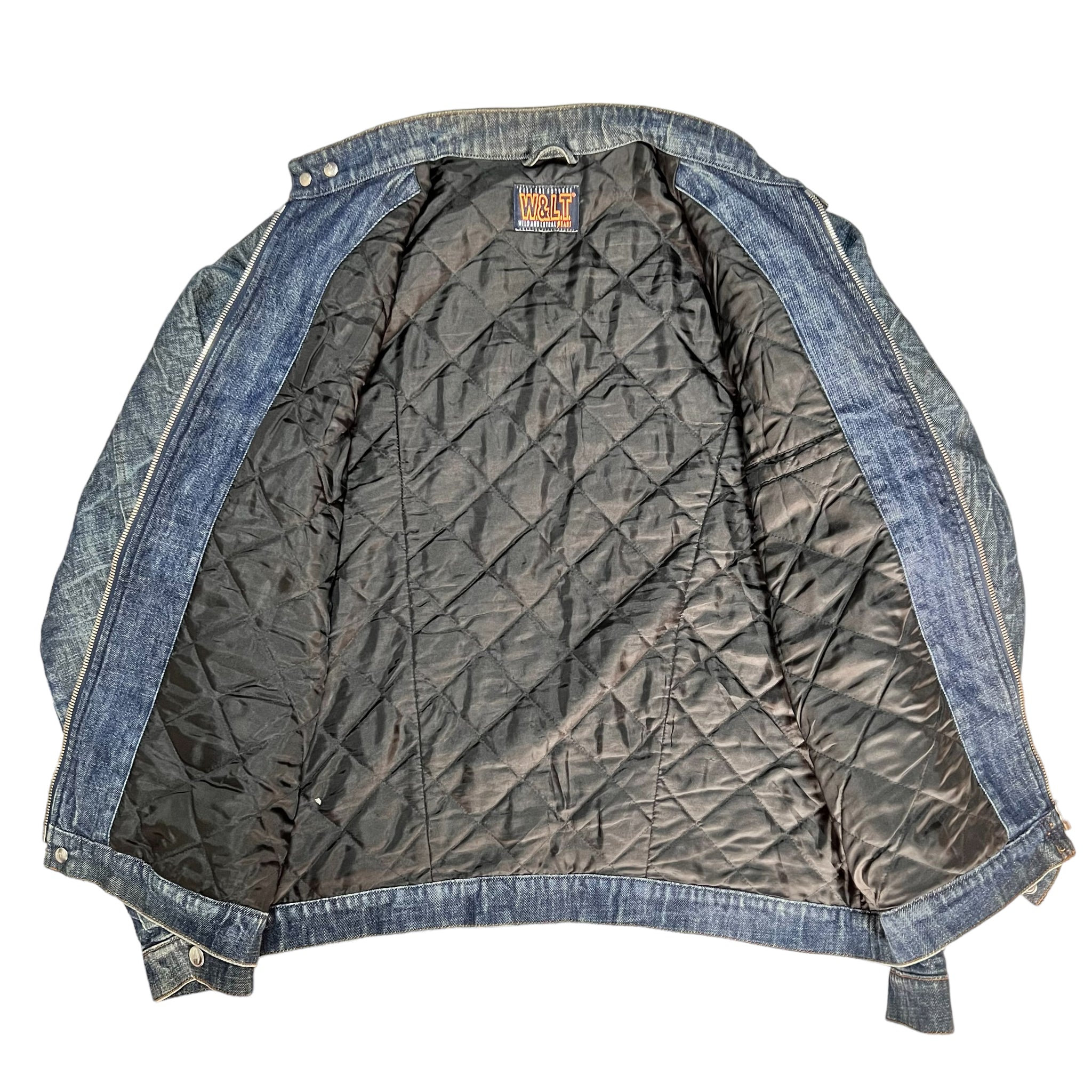 W&LT WALTER VAN BEIRENDONCK PADDED DENIM JACKET