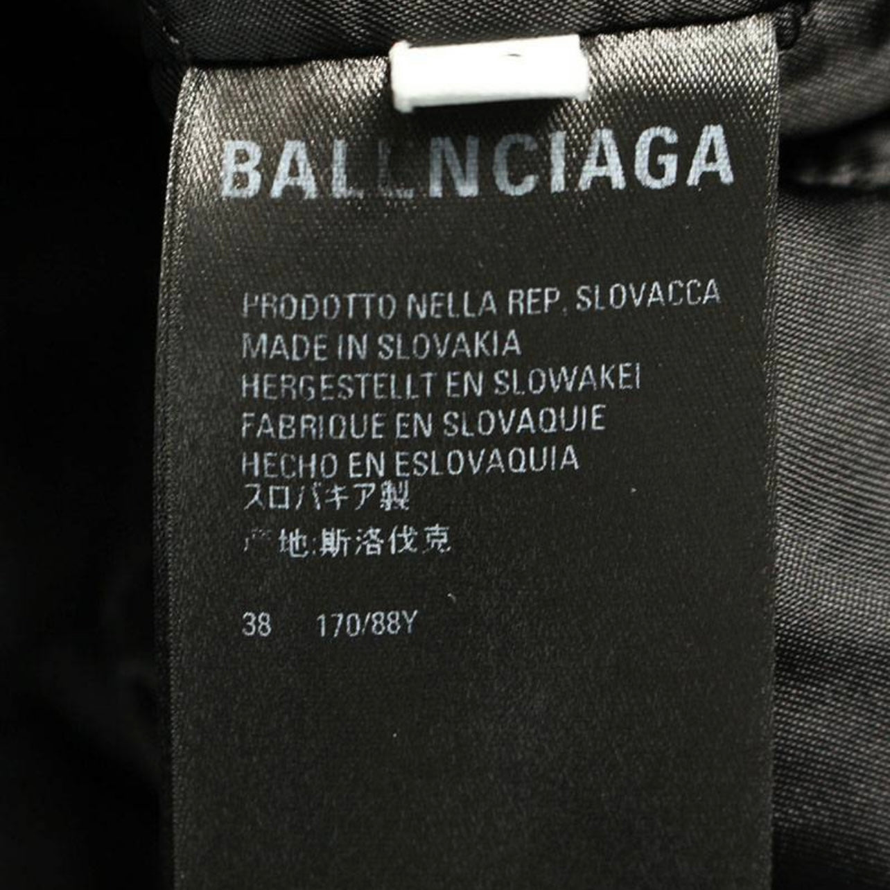 BALENCIAGA 17AW Padded Flannel Shirt Jacket