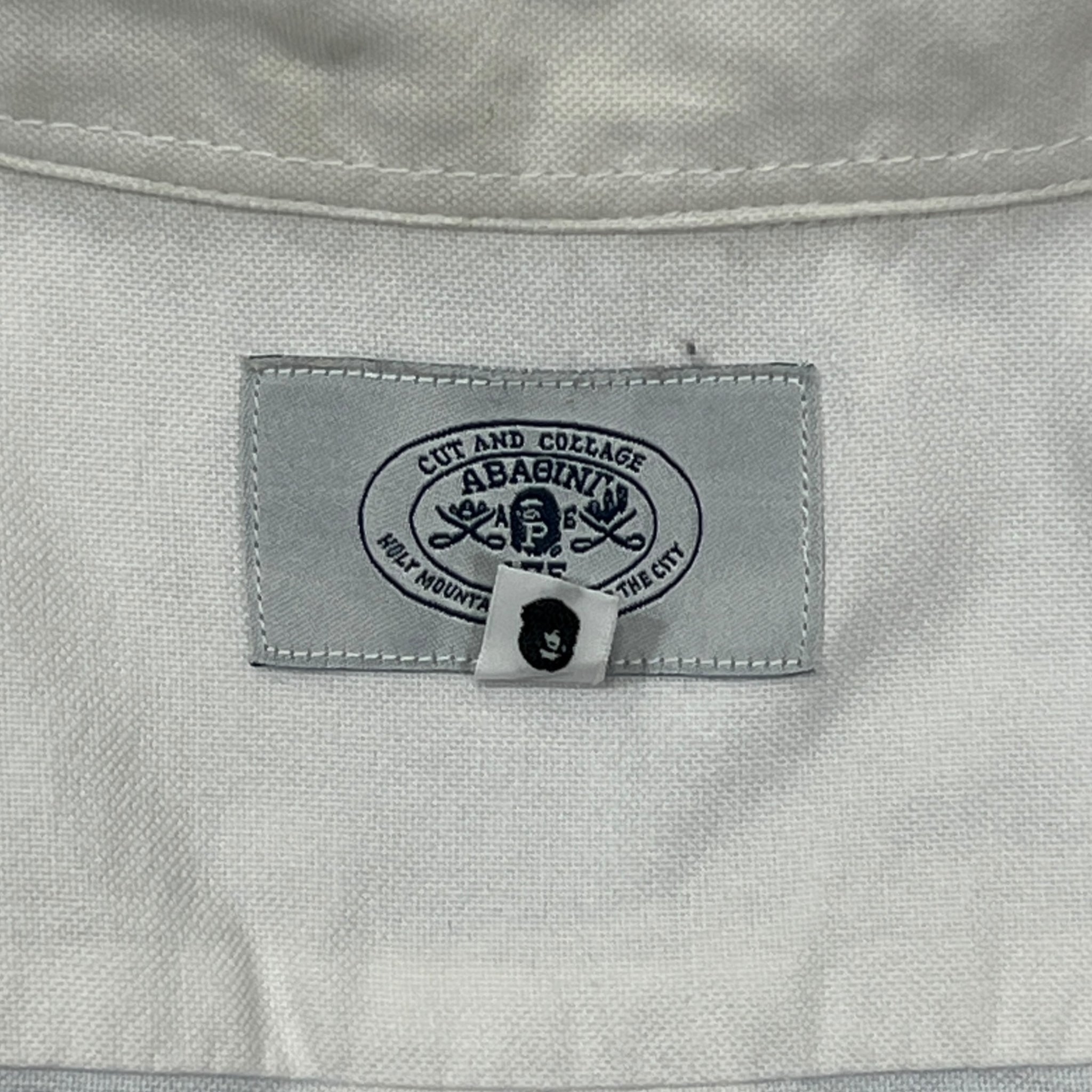 A BATHING APE OG BAPE × NIGO Camo Line Oxford Button Down S/S Shirts