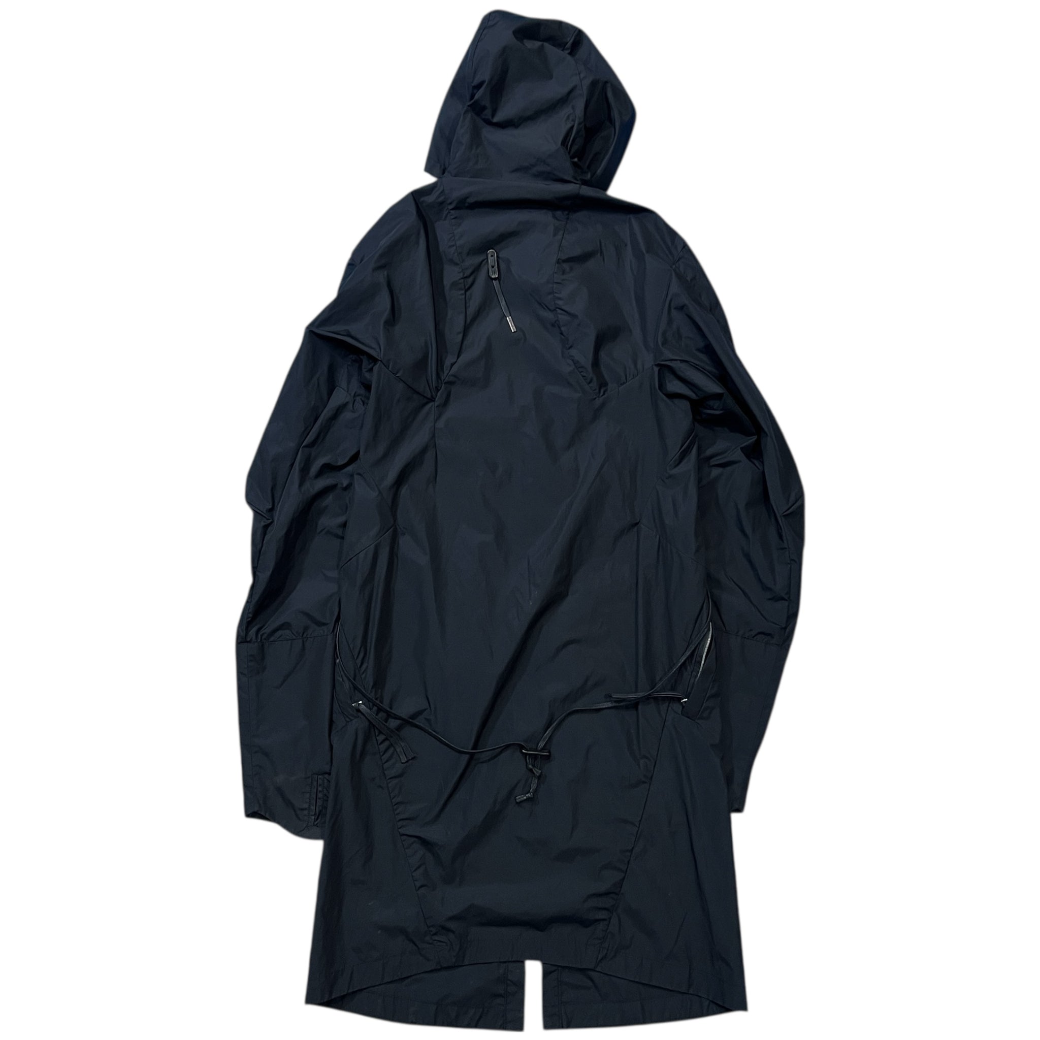 11 By Boris Bidjan Saberi Nylon Zip-Up Long Hoodie