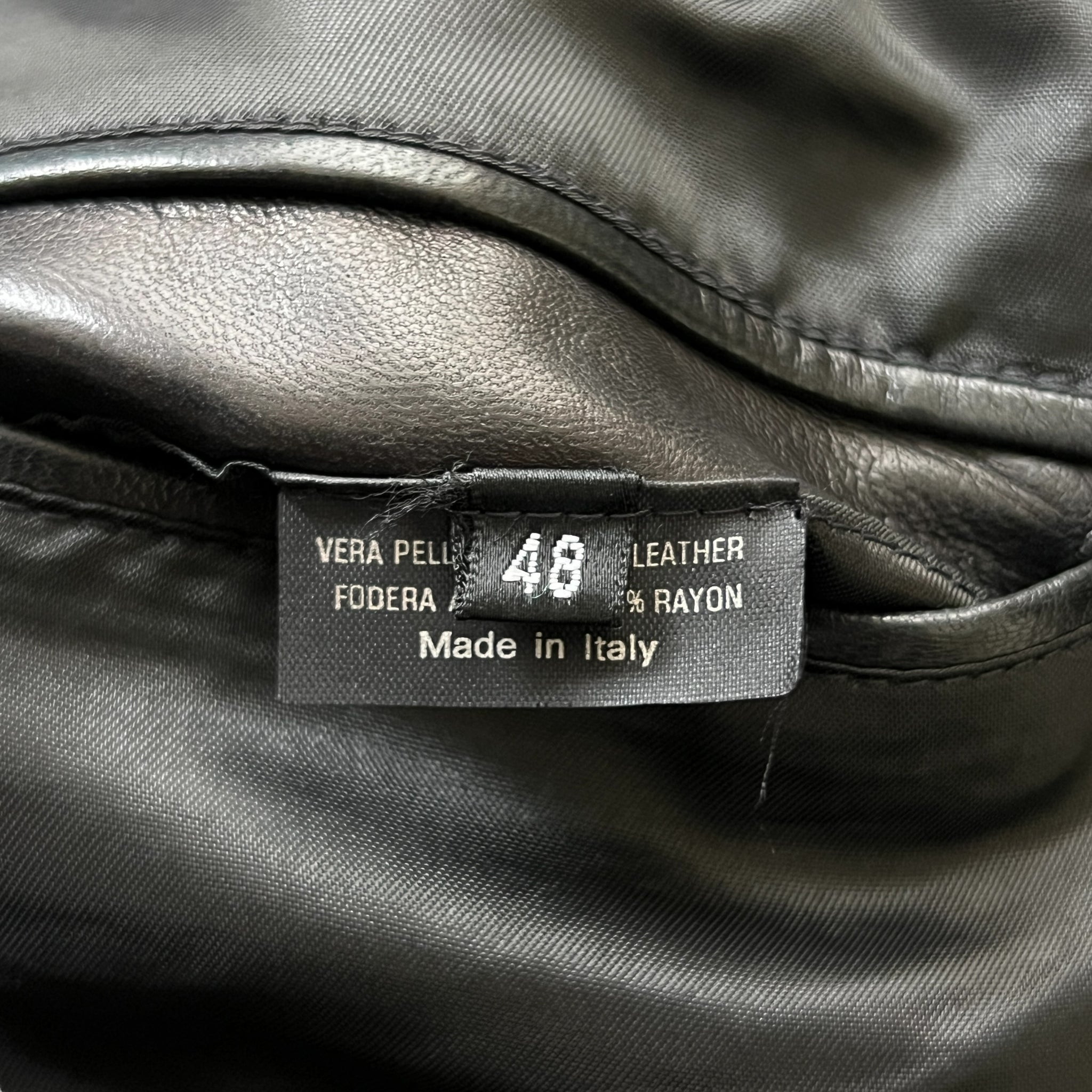 GUCCI Tom Ford Genuine Leather Tailored Jacket