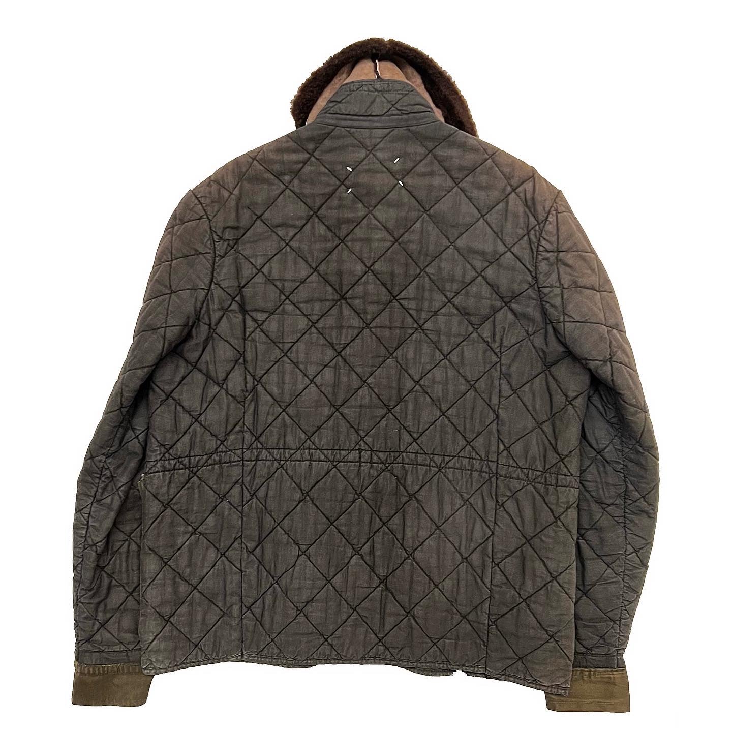 MAISON MARTIN MARGIELA 2001SS ARTISANAL MILITARY QUILTING BORE JACKET