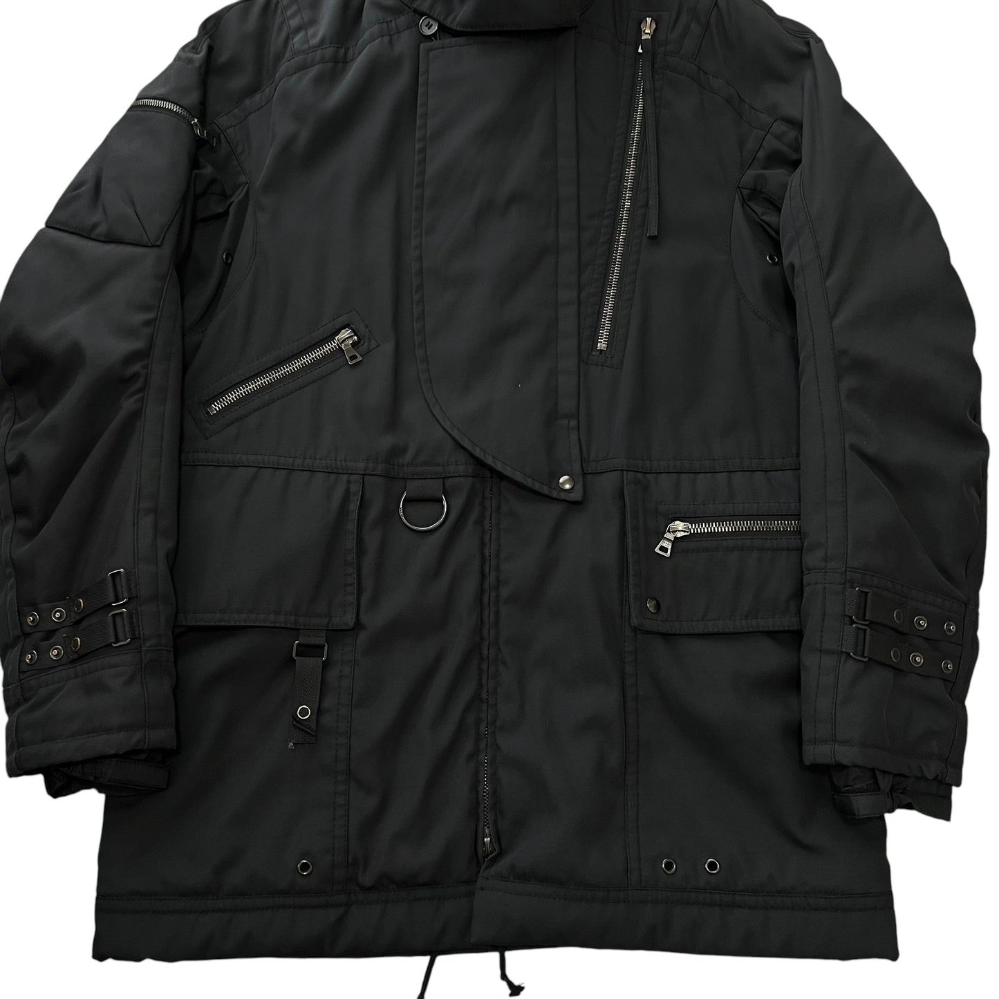 PRADA 1999AW Multi Zip Ultimate Utility Bontage Jacket