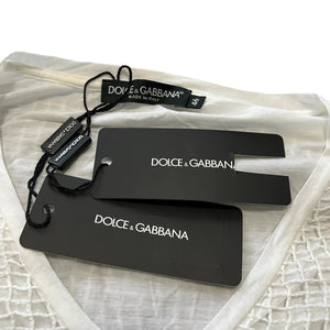 DOLCE & GABBANA 2012SS Mesh Layered T-Shirt