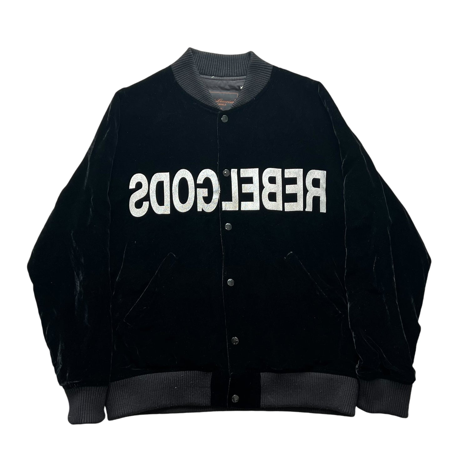 UNDERCOVER 2002F/W "witches cell division" REBELGODS VELVET BOMBER JACKET