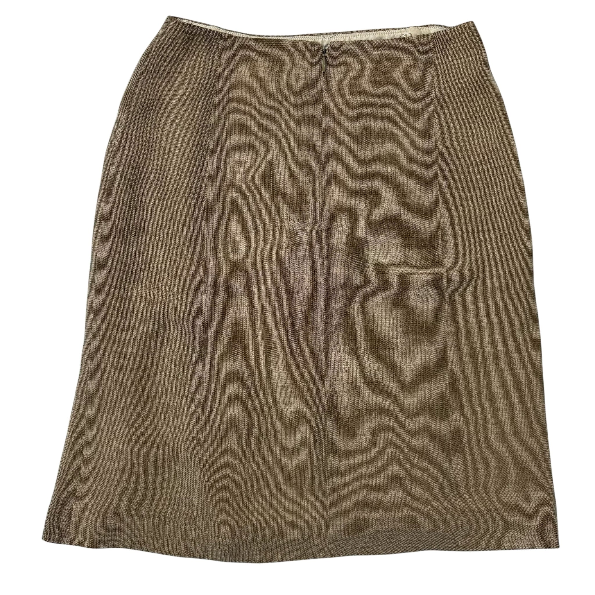 CHANEL Logo Charm Skirt