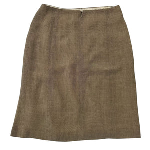 CHANEL Logo Charm Skirt