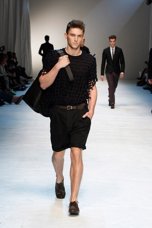 DOLCE & GABBANA 2012SS Mesh Layered T-Shirt
