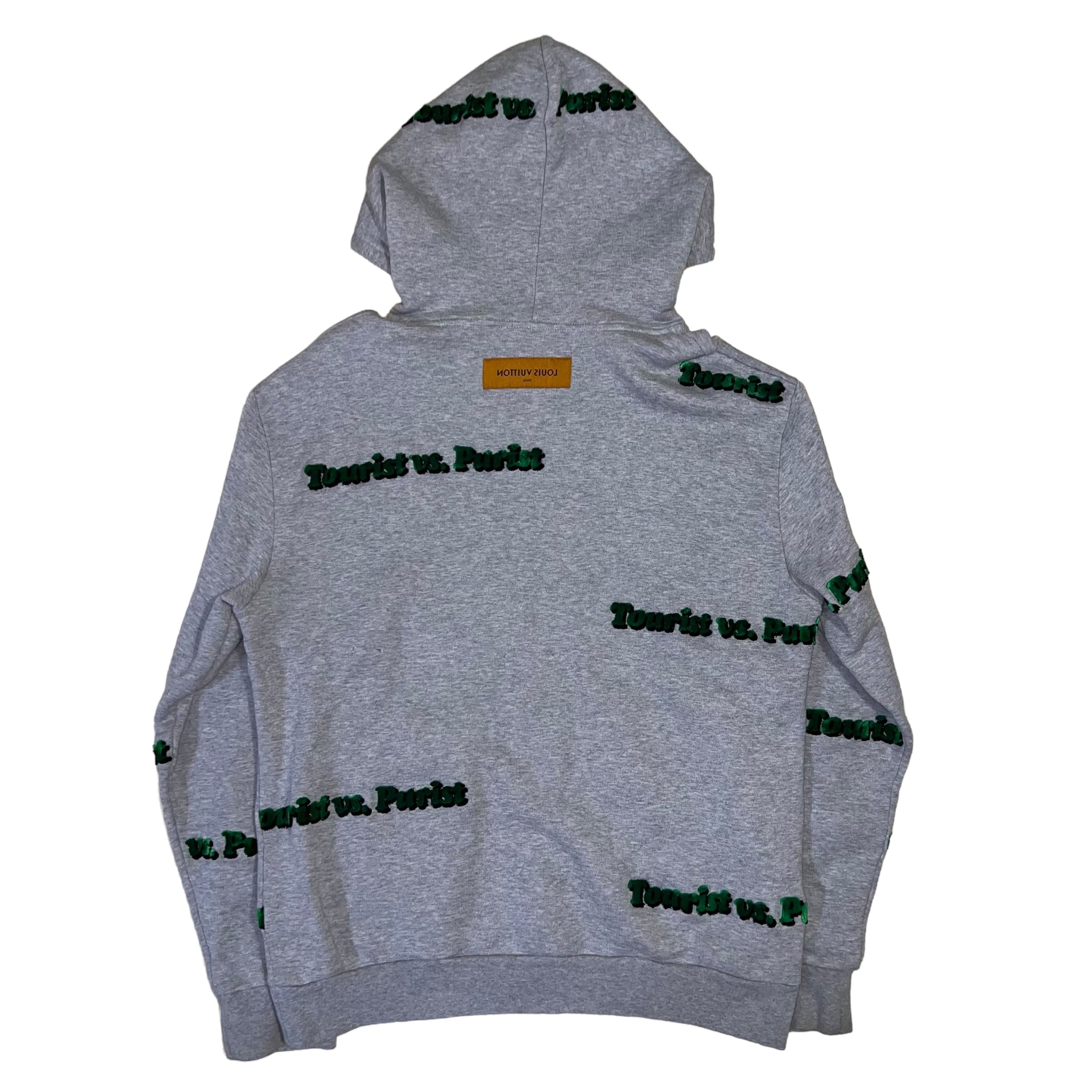 Louis Vuitton × Virgil abloh 21AW Grey Purist Vs. Tourist Tuffetage Hoodie