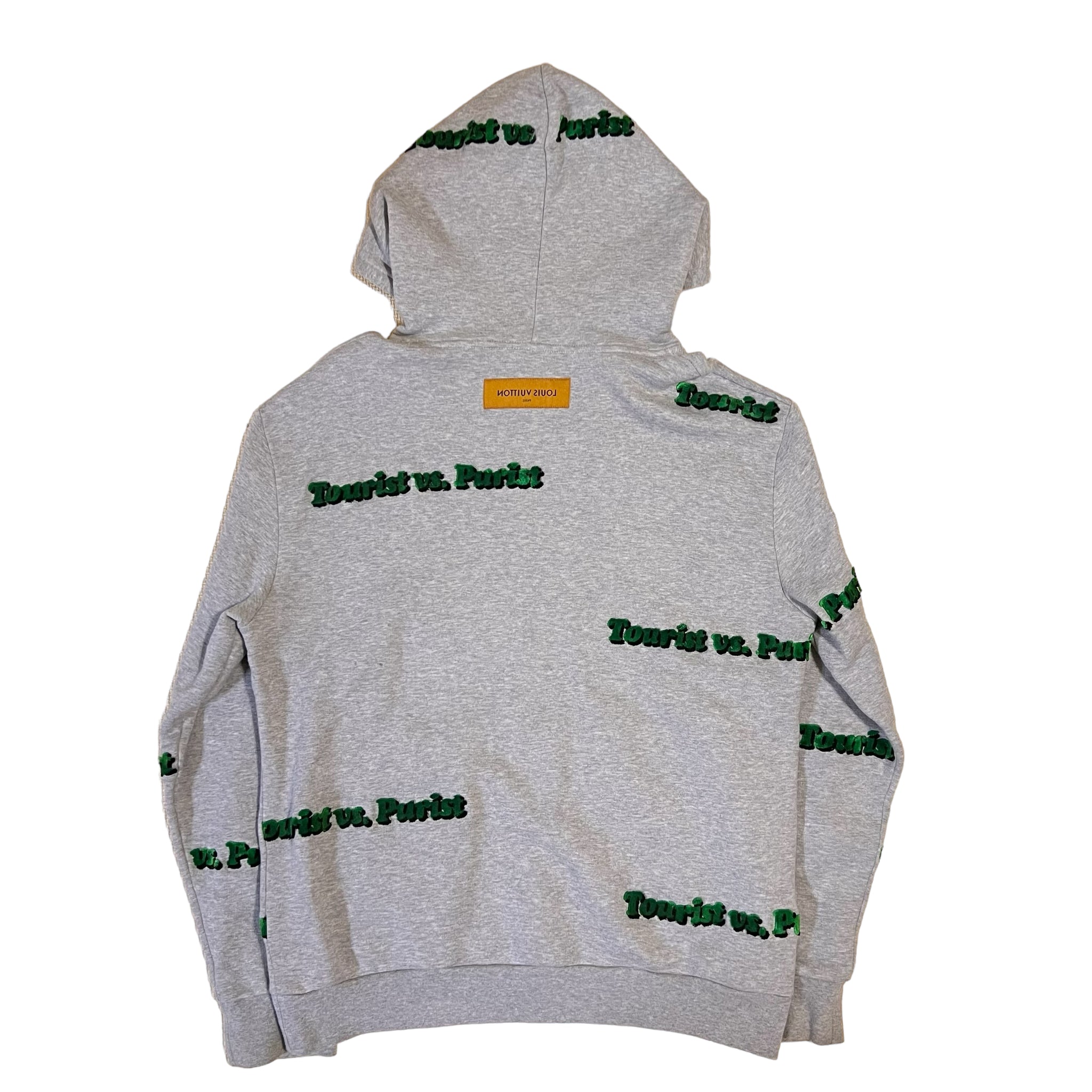 Louis Vuitton × Virgil abloh 21AW Grey Purist Vs. Tourist Tuffetage Hoodie