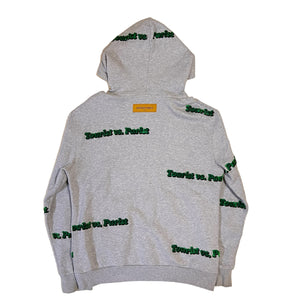 Louis Vuitton × Virgil abloh 21AW Grey Purist Vs. Tourist Tuffetage Hoodie
